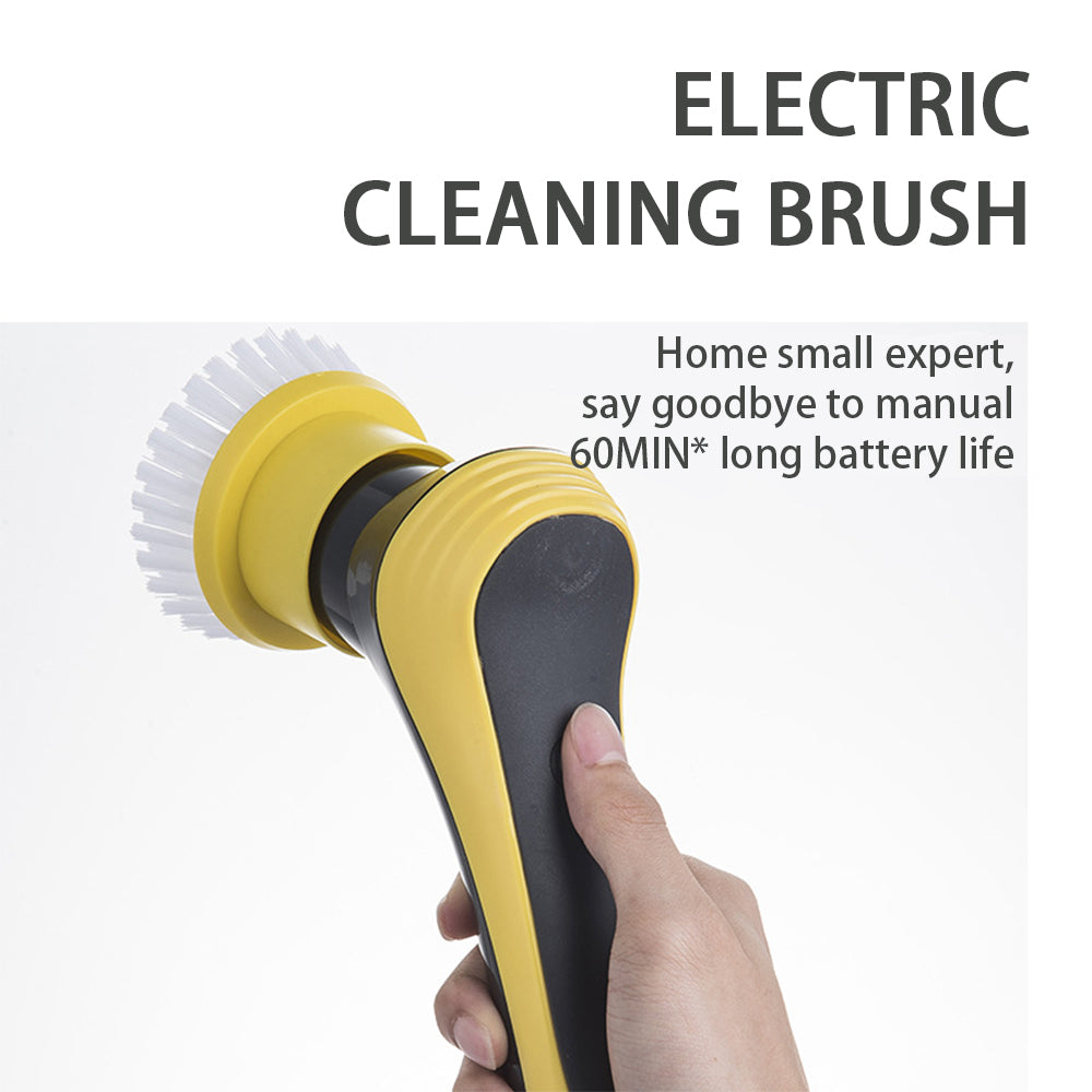 Electric Spin Scrubber Cleaning Brush with attachments