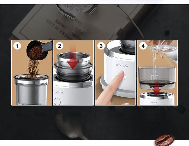 Smart Coffee Maker brewing fresh coffee