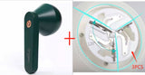USB Rechargeable Lint Remover showing device design and 3PCS blade rotation features.