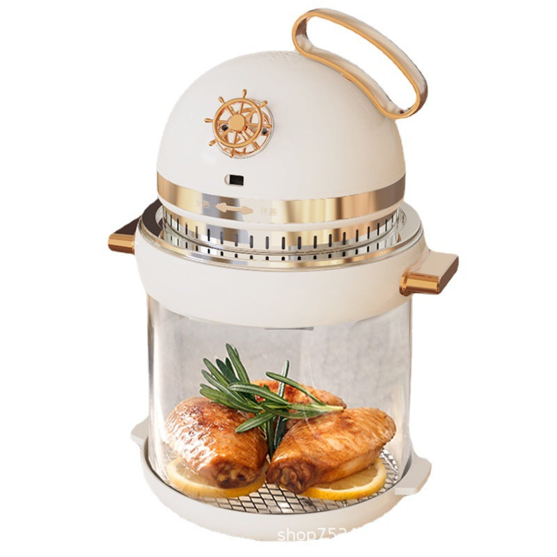 4L Transparent Air Fryer with viewing window