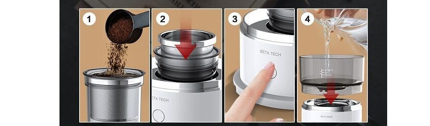 Smart Coffee Maker brewing fresh coffee