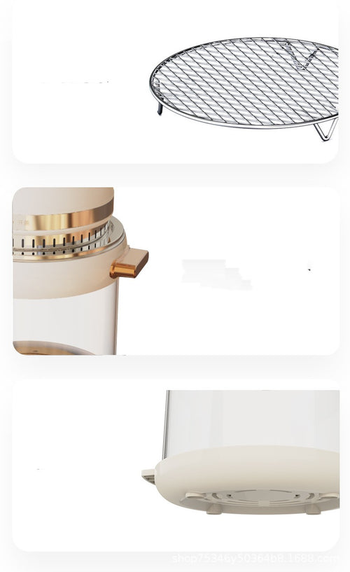 4L Transparent Air Fryer with viewing window