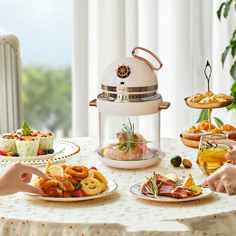 4L Transparent Air Fryer with viewing window