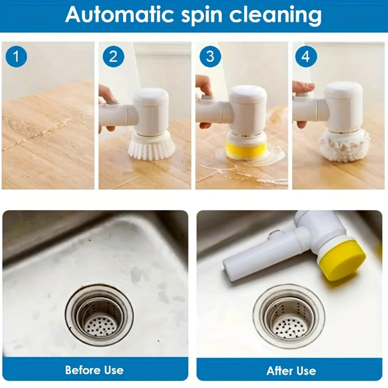 Electric Spin Cleaning Brush for bathroom cleaning
