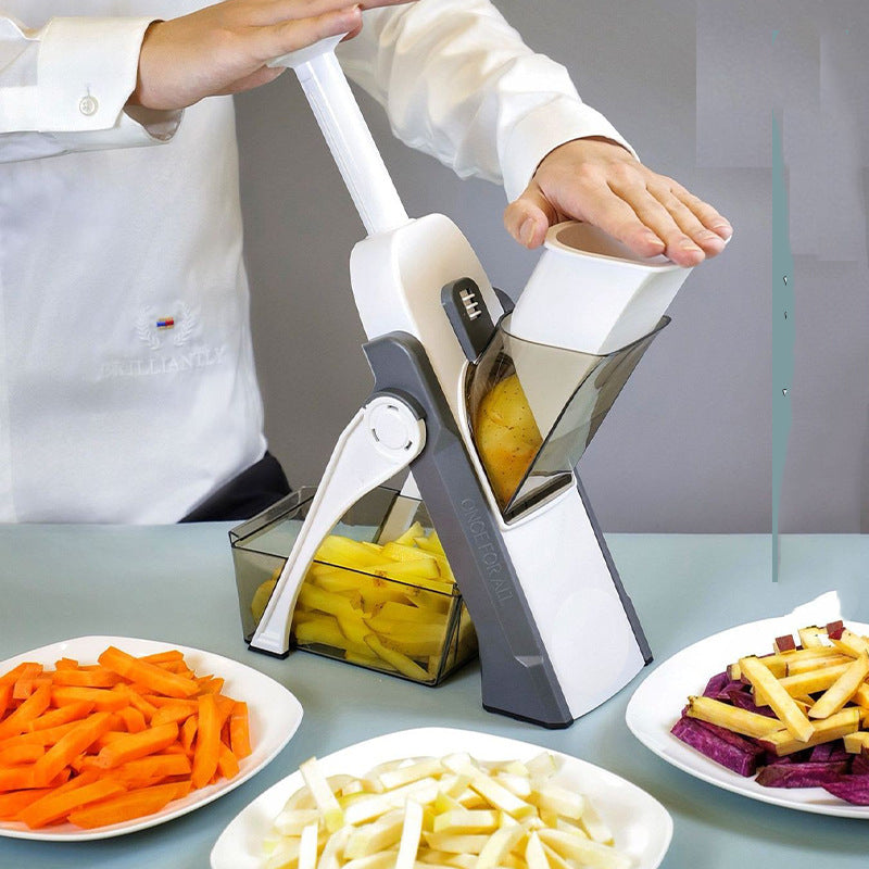 Multifunctional Vegetable Cutter with shredding blades