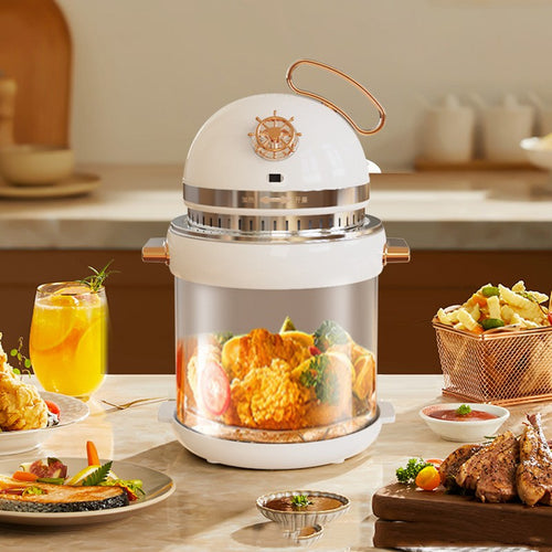 4L Transparent Air Fryer with viewing window